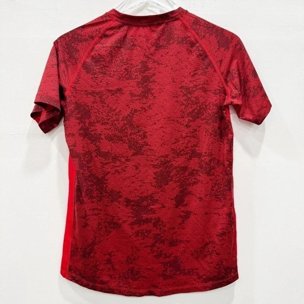Nike Short Sleeve Red Running Athletic Shirt XL